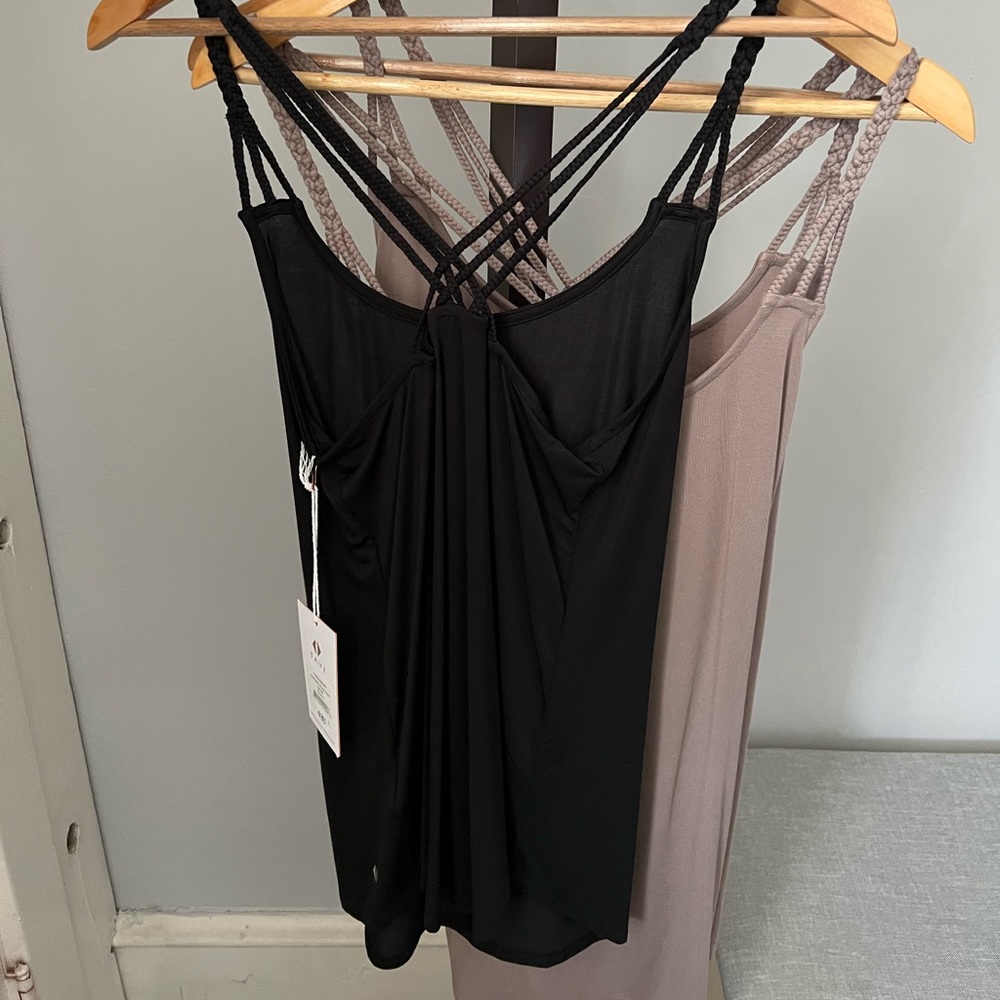Super soft braided strap tank